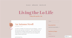 Desktop Screenshot of livingthelolife.com