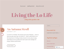 Tablet Screenshot of livingthelolife.com